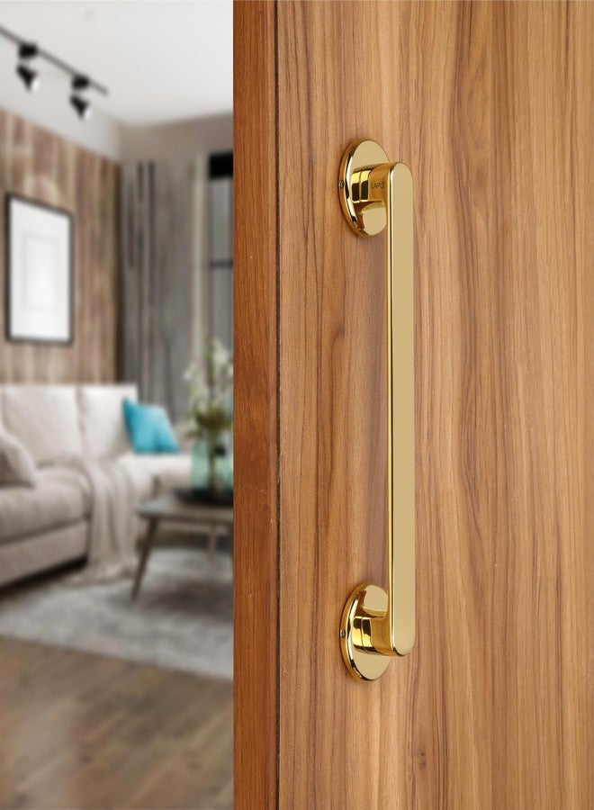 LAPO Polo Door Handles for Main Door | Main Door Handle | Door Handle | Zinc Alloy(10 Inches-Pack of 1) Gold Finish | 3 Years Warranty - Image 1